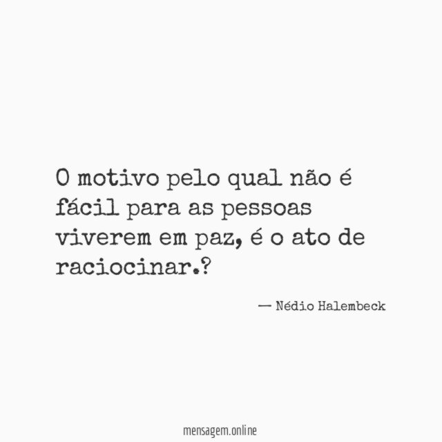 O motivo pelo qual não é fácil para