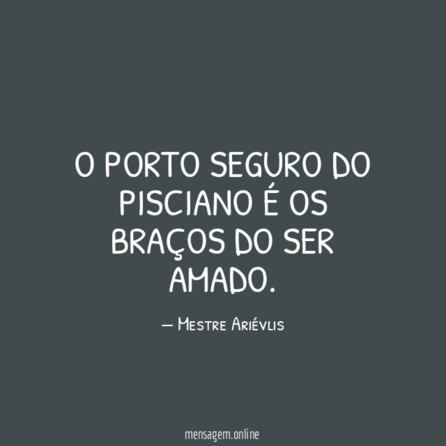 O porto seguro do pisciano é os braços do ser amado