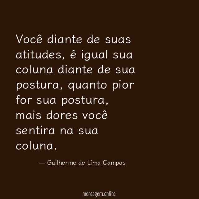 Você diante de suas atitudes