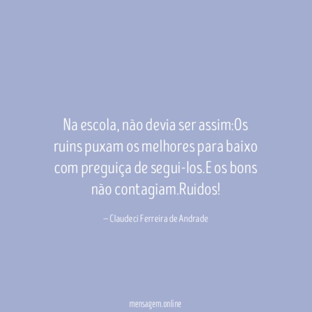 Na escola