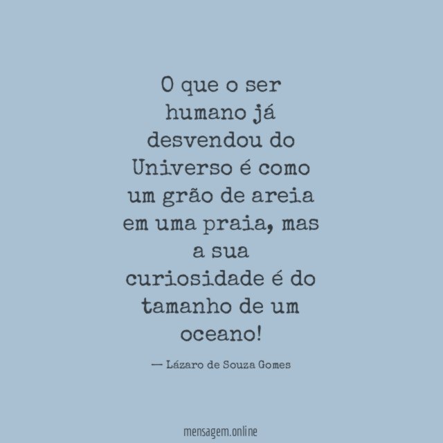O que o ser humano já desvendou do