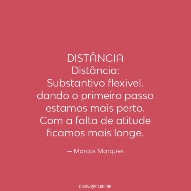 DISTÂNCIA