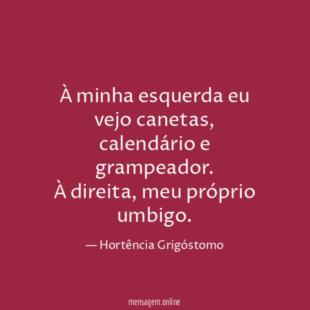 À minha esquerda eu vejo canetas