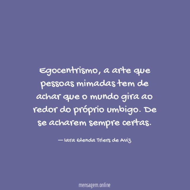 Egocentrismo