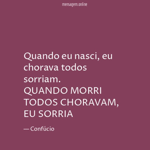 quando eu nasci