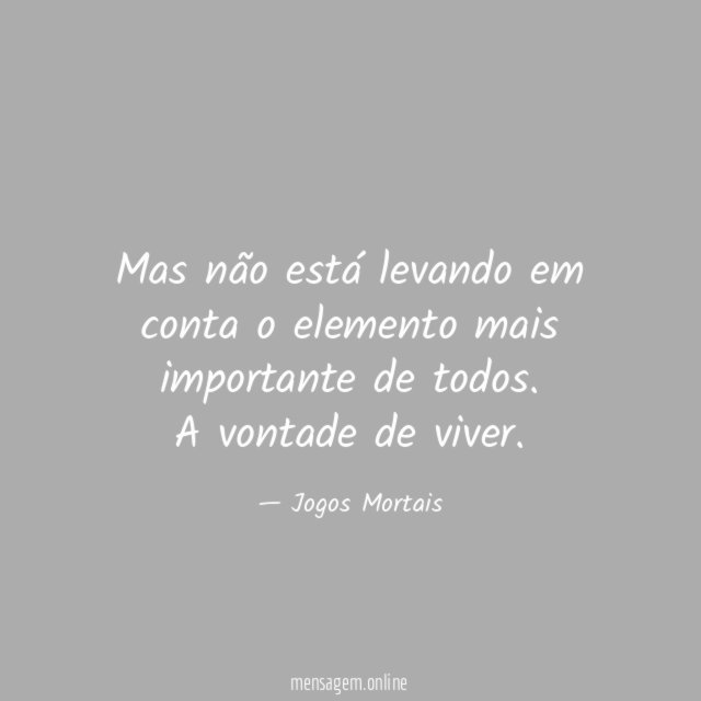 Mas não está levando em conta o elemento