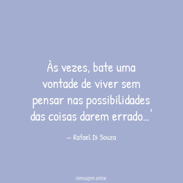 Às vezes