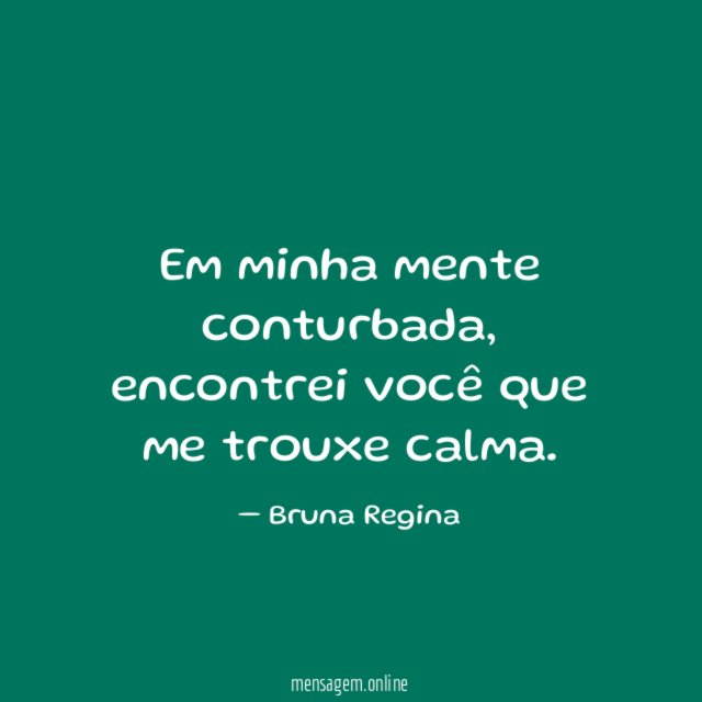 Em minha mente conturbada