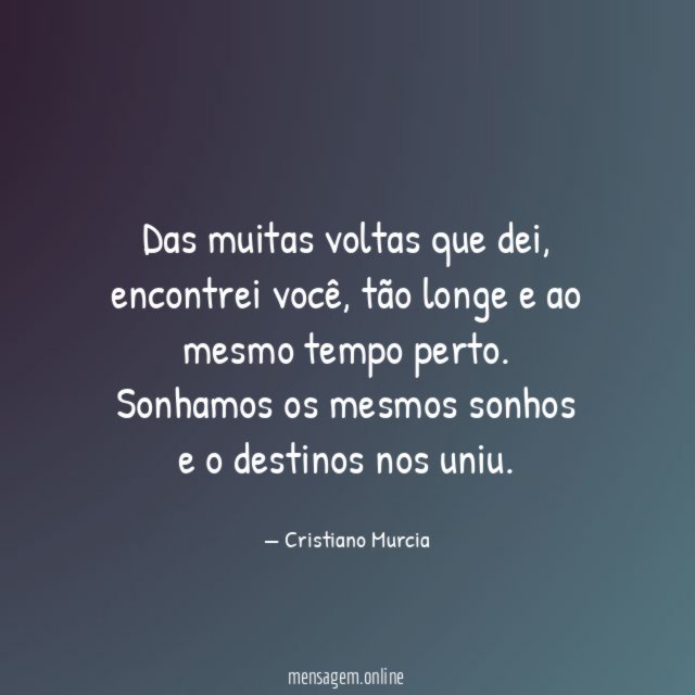 Das muitas voltas que dei