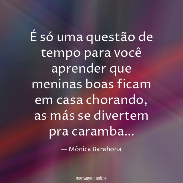 É só uma questão de tempo para você