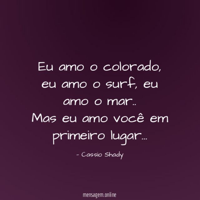 Eu amo o colorado