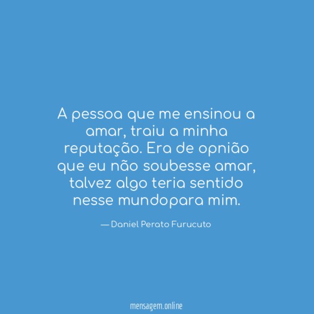 A pessoa que me ensinou a amar