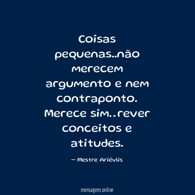Coisas pequenas
