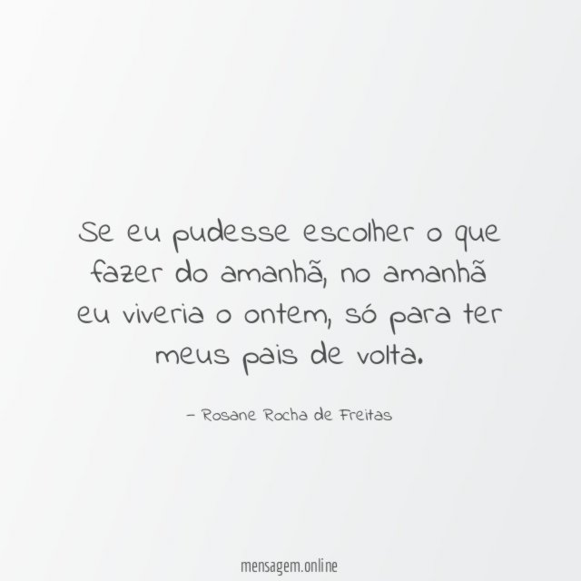 Se eu pudesse escolher o que fazer do amanhã