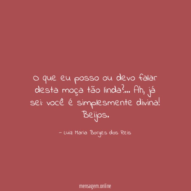 O que eu posso ou devo falar desta