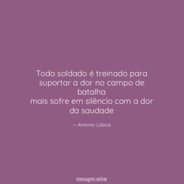 Todo soldado é treinado para suportar a dor