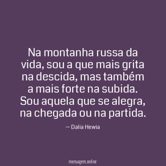 Na montanha russa da vida