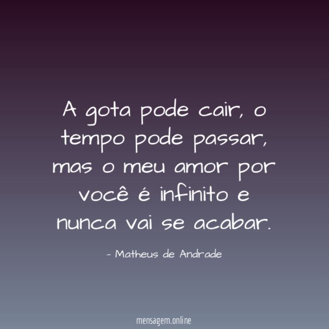 A gota pode cair