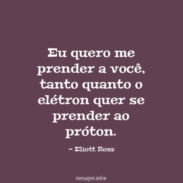 Eu quero me prender a você