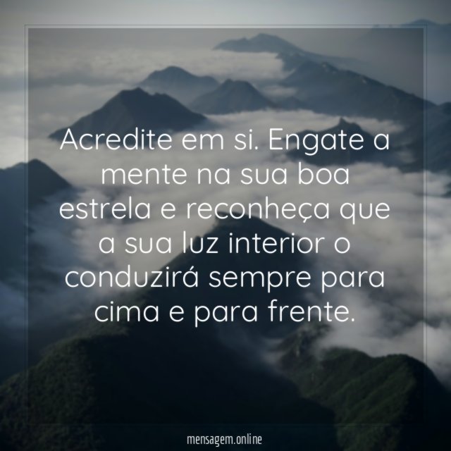 Acredite em si