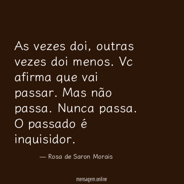 As vezes doi