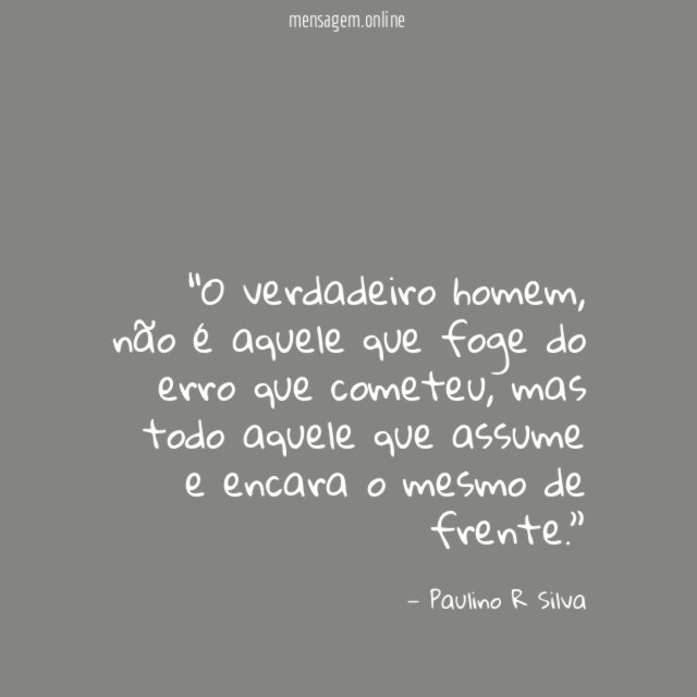 O verdadeiro homem