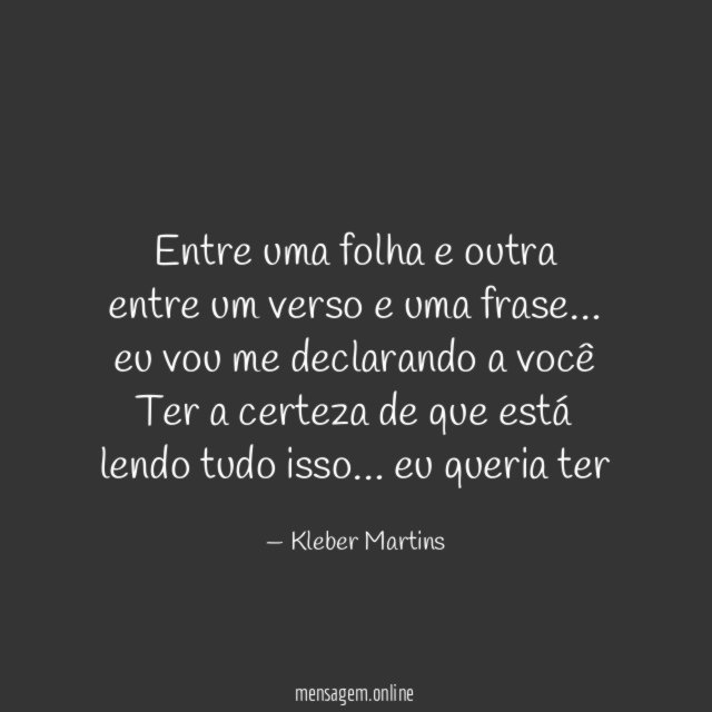 Entre uma folha e outra entre um verso e uma frase