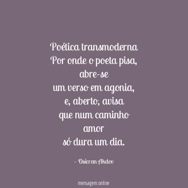 Poética transmoderna