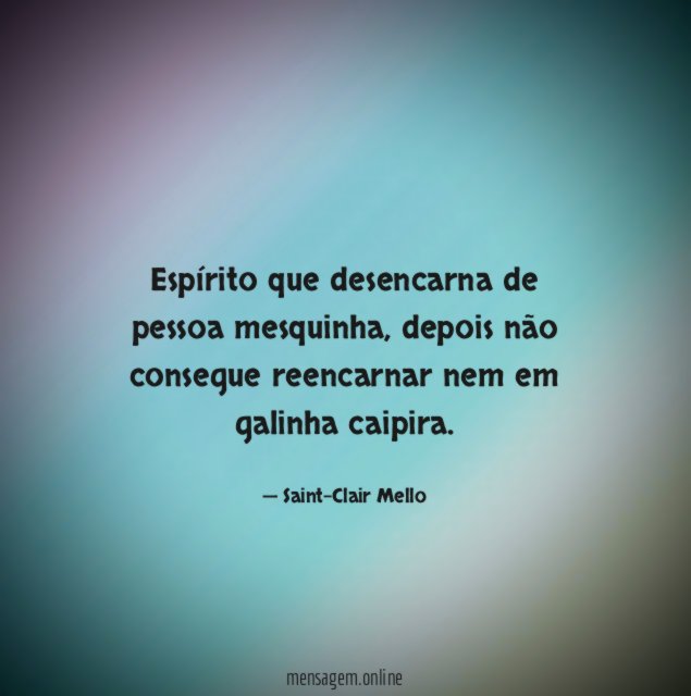 Espírito que desencarna de pessoa mesquinha