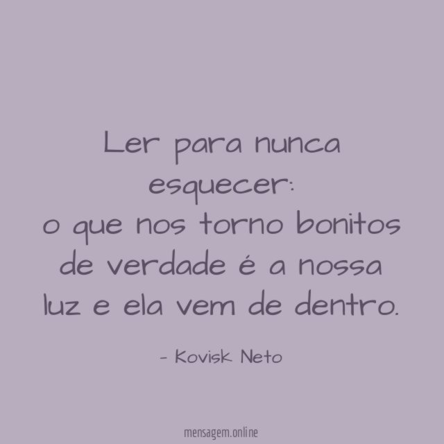 ler para nunca esquecer