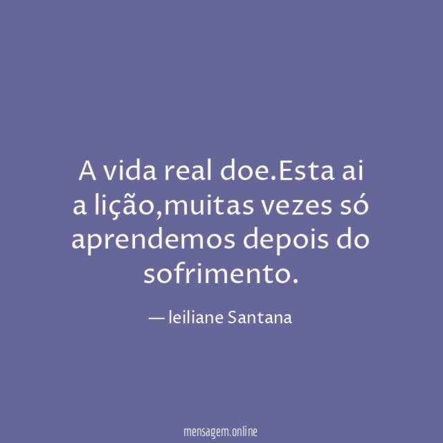 A vida real doe