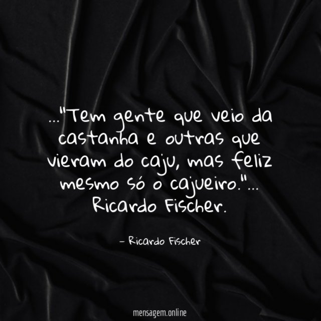 Tem gente que veio da castanha e outras que vieram do caju