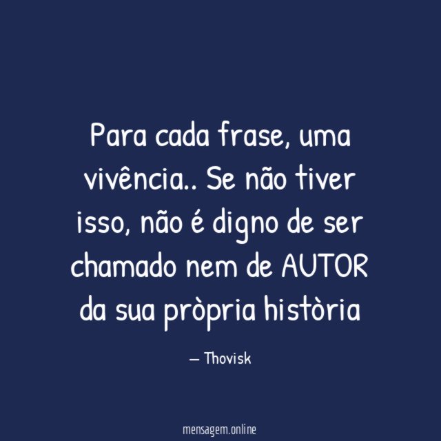 Para cada frase