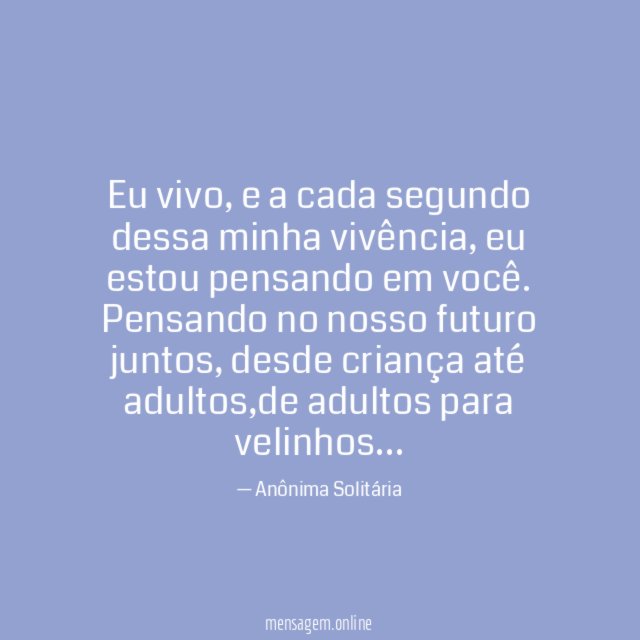 Eu vivo