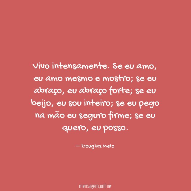 Vivo intensamente