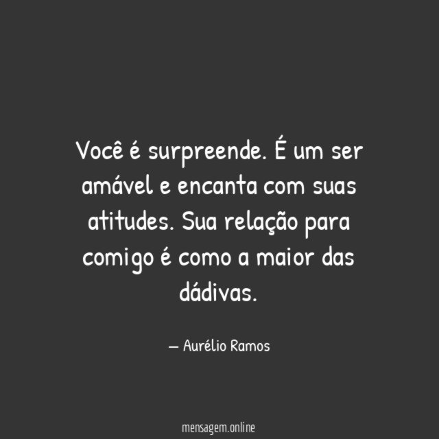 Você é surpreende
