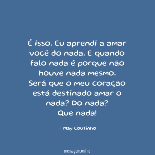 É isso