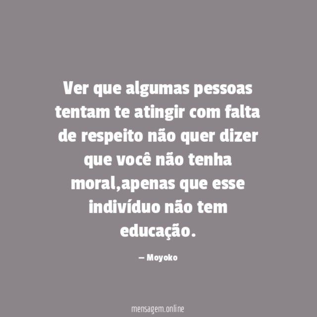 Ver que algumas pessoas tentam te atingir com