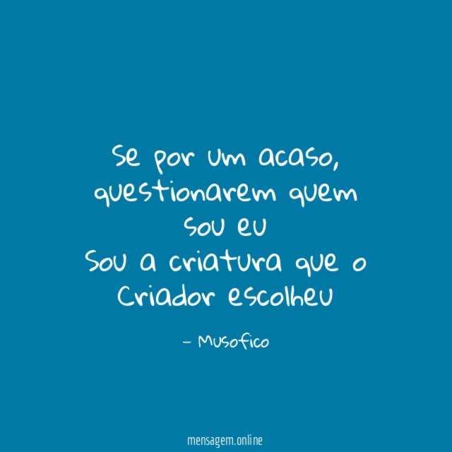 Se por um acaso