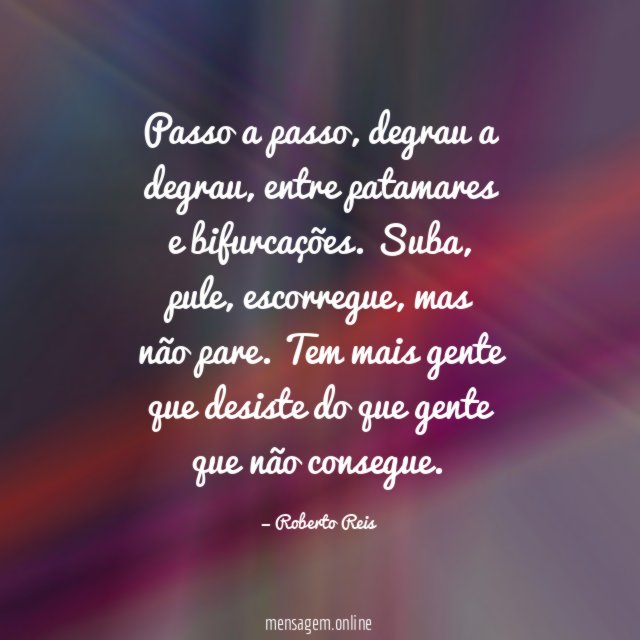 Passo a passo