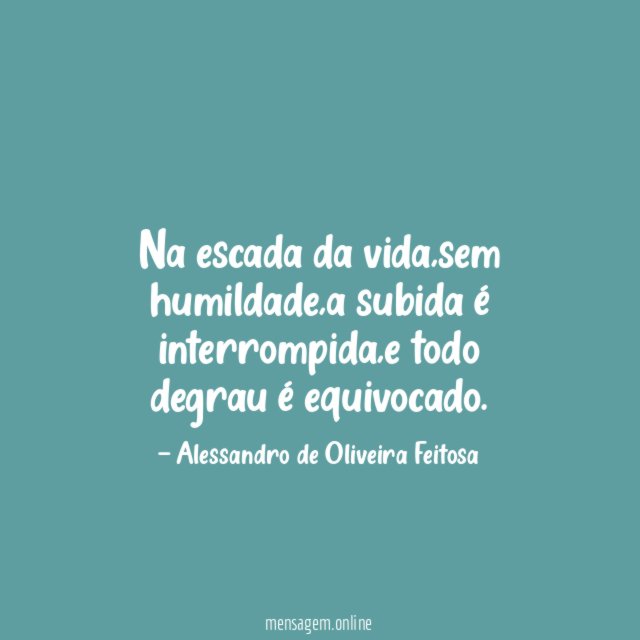 Na escada da vida