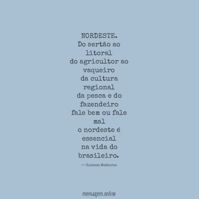 NORDESTE.