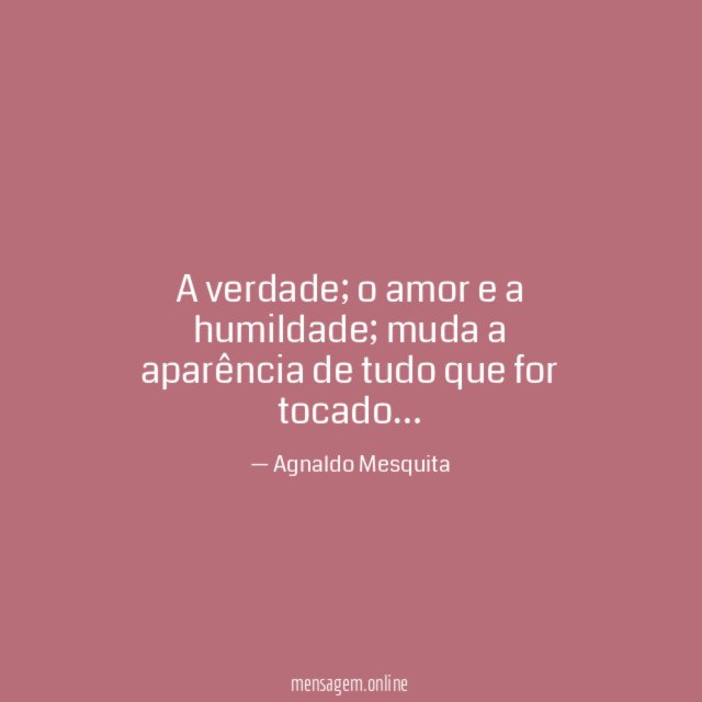 A verdade