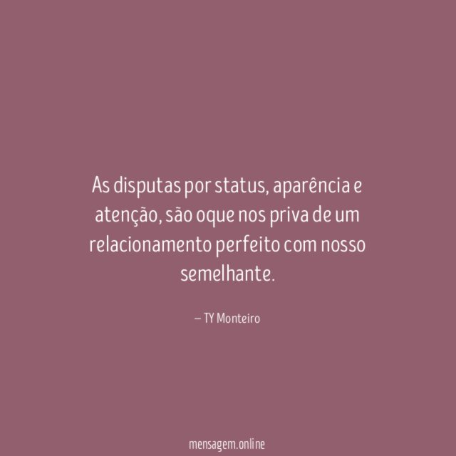 As disputas por status