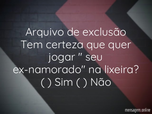 Arquivo de exclusão