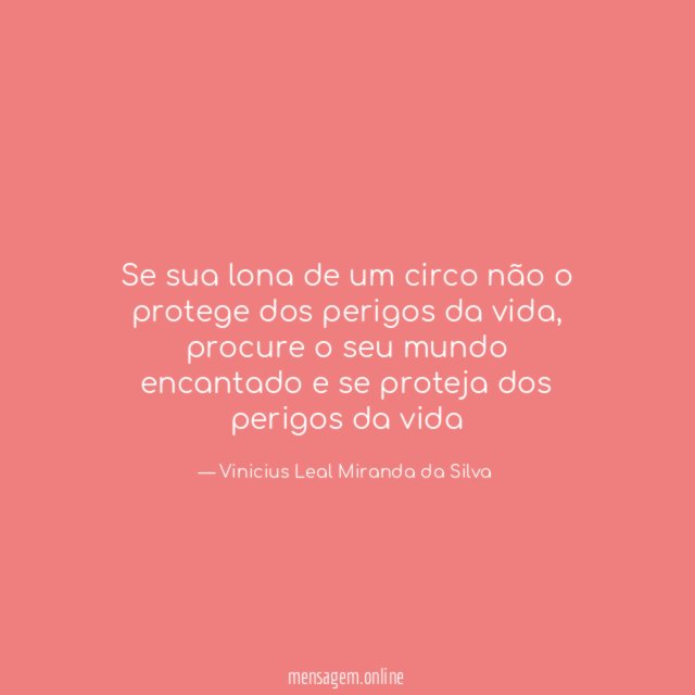 Se sua lona de um circo não