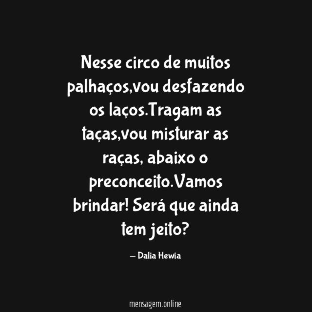 Nesse circo de muitos palhaços