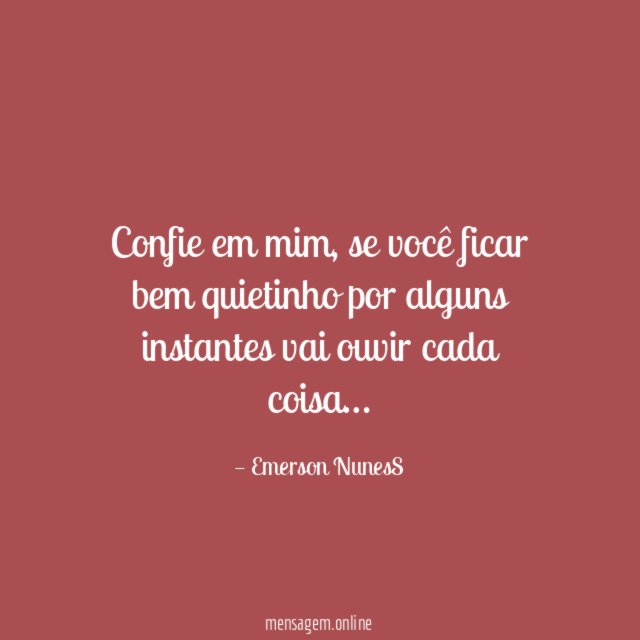 Confie em mim
