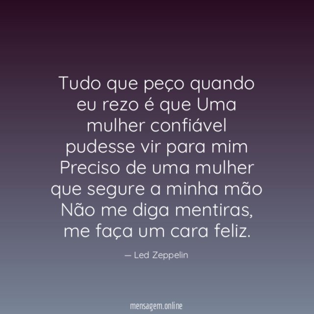 Tudo que peço quando eu rezo é que Uma