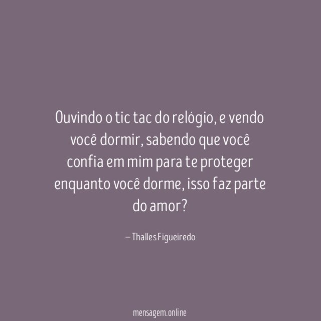 Ouvindo o tic tac do relógio